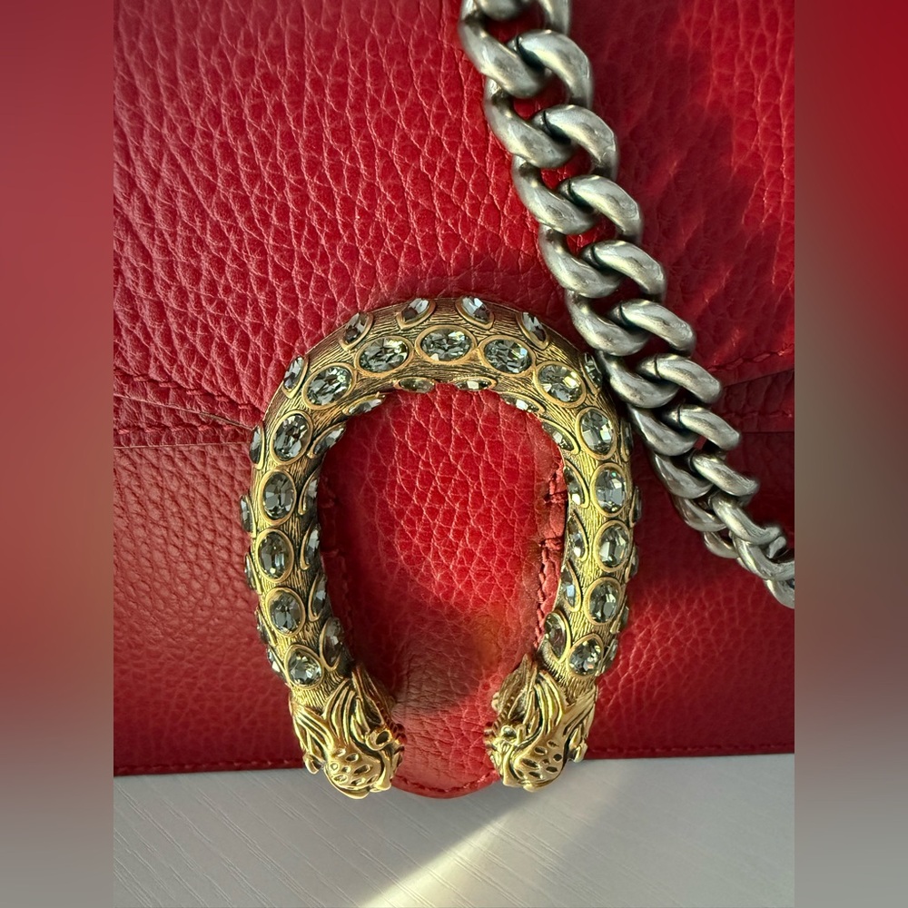 GUCCI Dionysus Swarovski Leather Bag Mini - Picture 3 of 12
